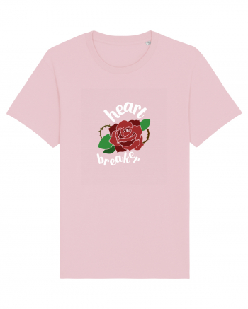 Heart Breaker (trandafir) alb Cotton Pink