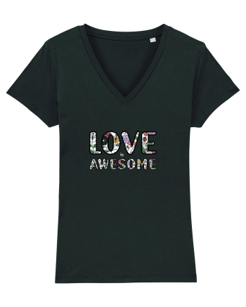 Love is Awesome Black