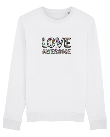 Love is Awesome White