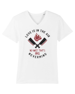 Barbeque Love Tricou mânecă scurtă guler V Bărbat Presenter