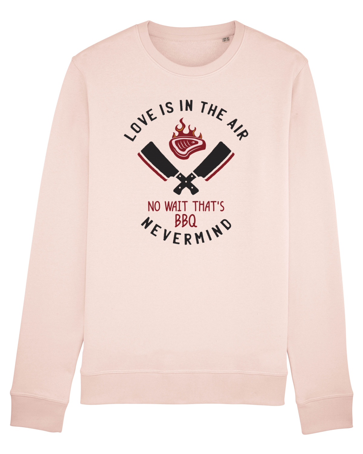 Bluză mânecă lungă Unisex Rise Candy Pink