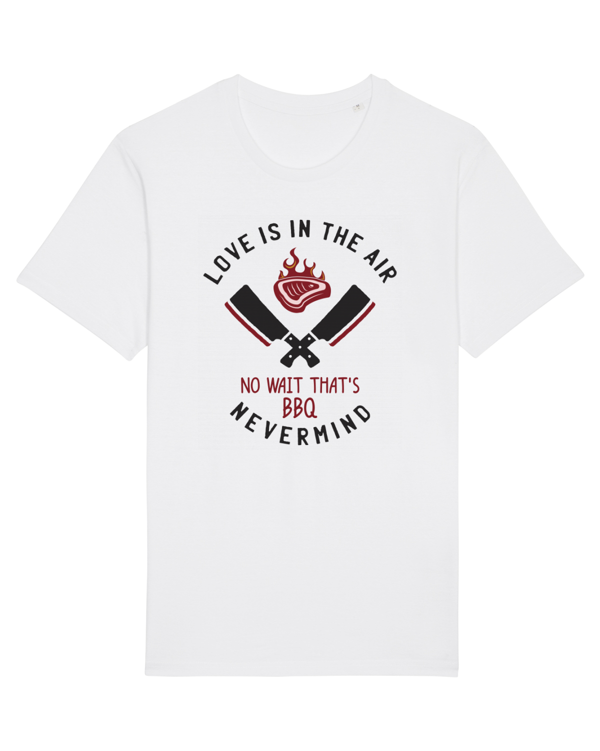 Tricou mânecă scurtă Unisex Rocker White