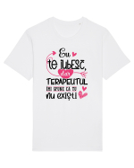 Te iubesc, dar... Tricou mânecă scurtă Unisex Rocker
