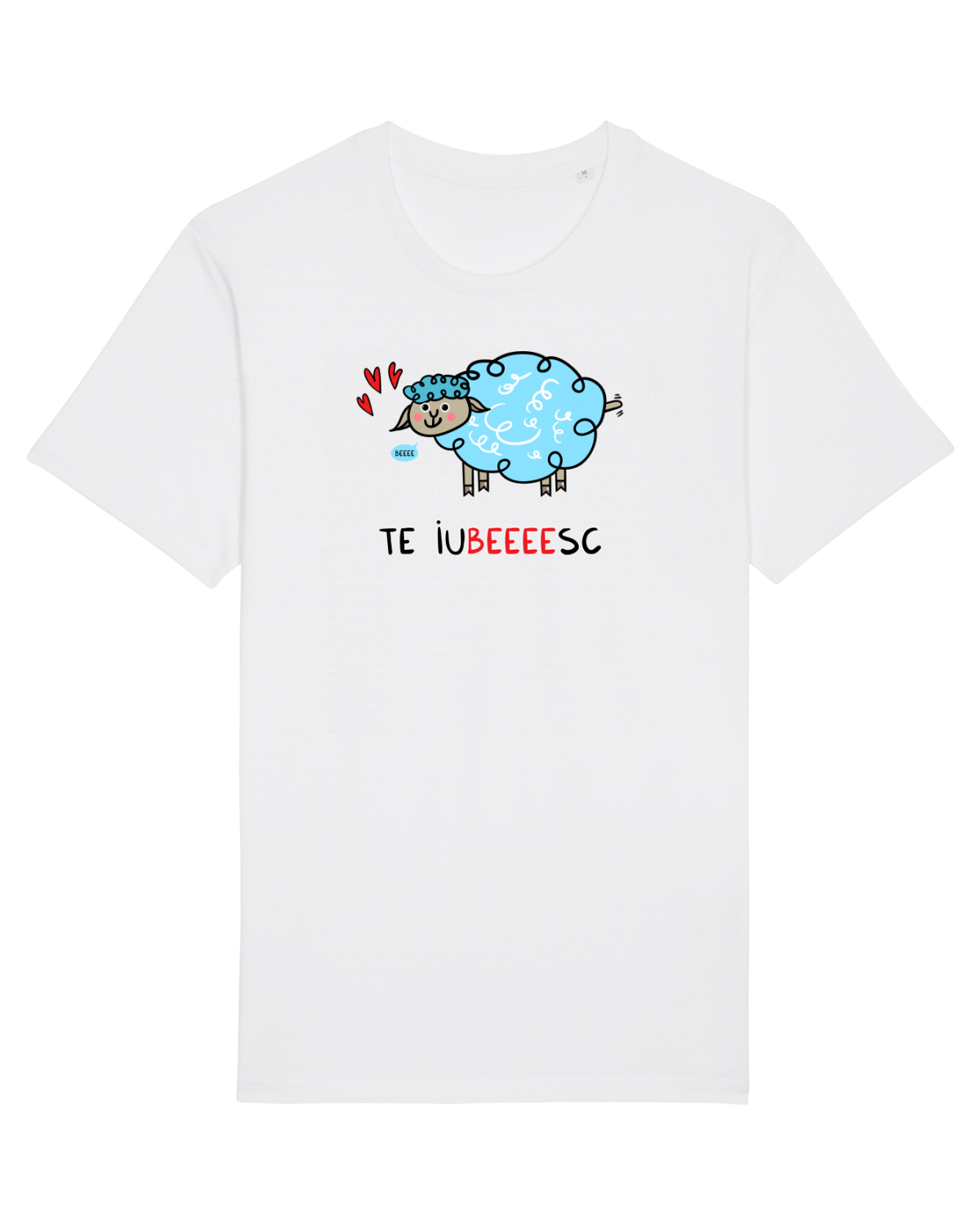 Tricou mânecă scurtă Unisex Rocker White