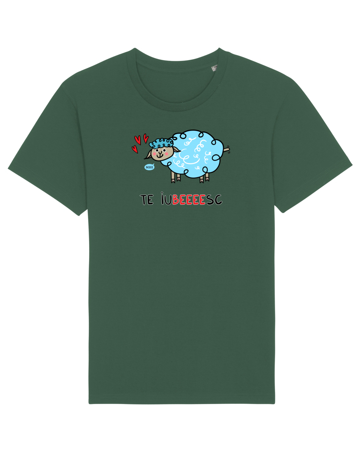 Tricou mânecă scurtă Unisex Rocker Bottle Green
