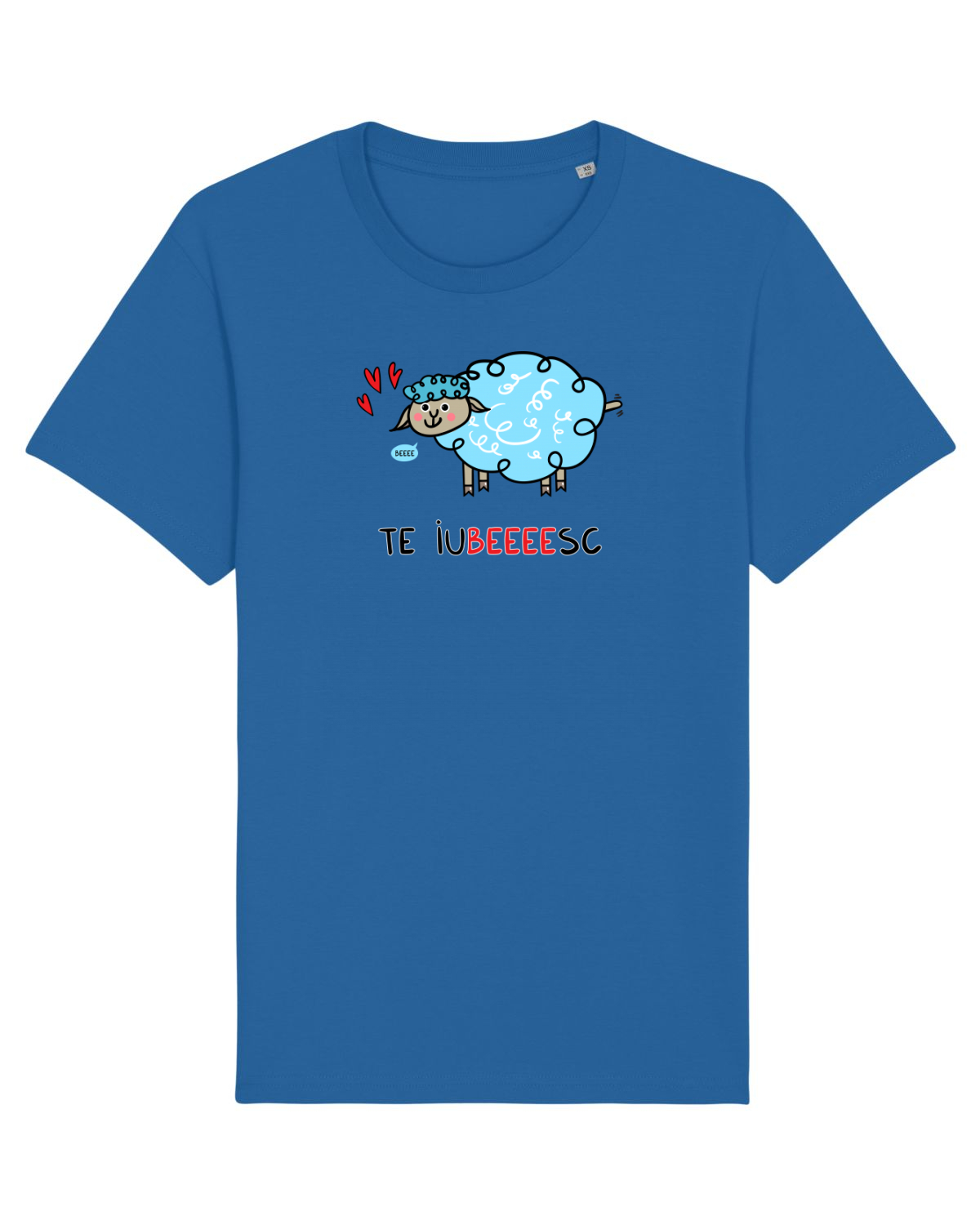 Tricou mânecă scurtă Unisex Rocker Royal Blue