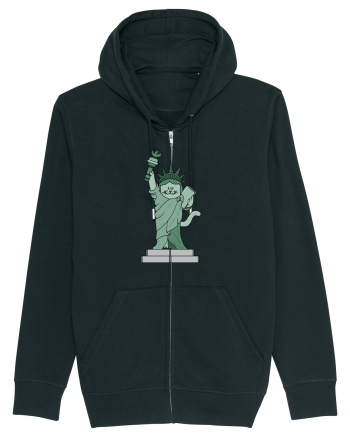 The Cat Statue of Liberty Black