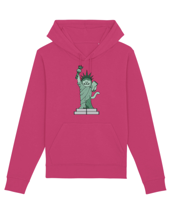 The Cat Statue of Liberty Raspberry