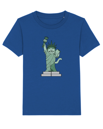 The Cat Statue of Liberty Majorelle Blue