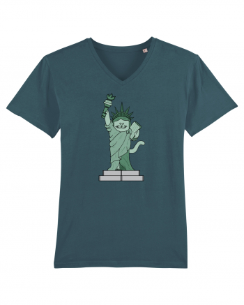 The Cat Statue of Liberty Stargazer