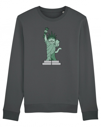 The Cat Statue of Liberty Anthracite