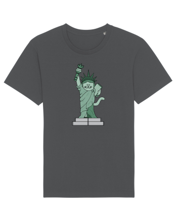 The Cat Statue of Liberty Anthracite