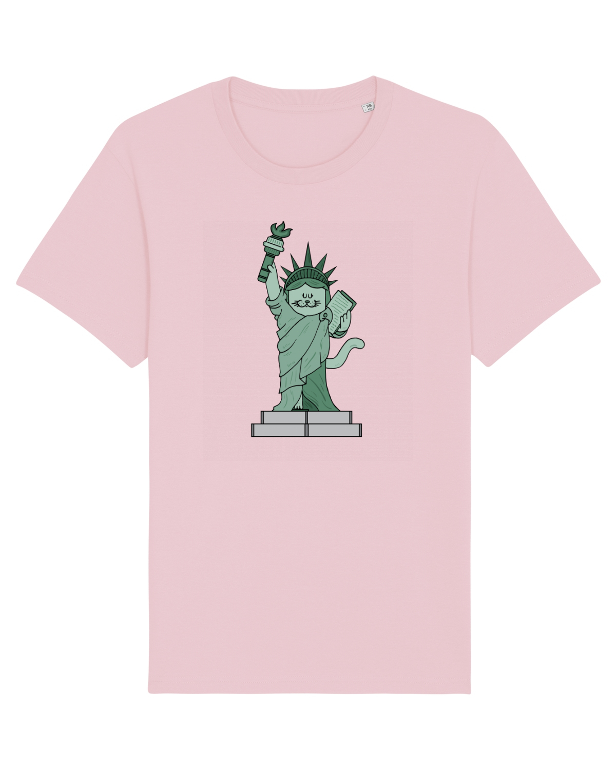 Tricou mânecă scurtă Unisex Rocker Cotton Pink