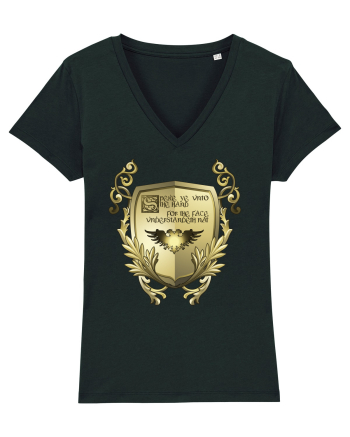 Talk  to the hand - medieval edition Black