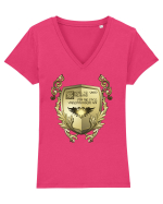 Talk  to the hand - medieval edition Tricou mânecă scurtă guler V Damă Evoker
