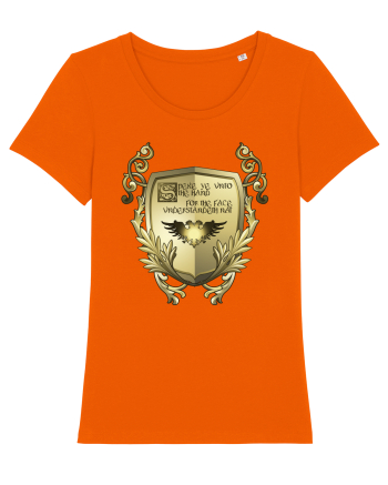 Talk  to the hand - medieval edition Bright Orange