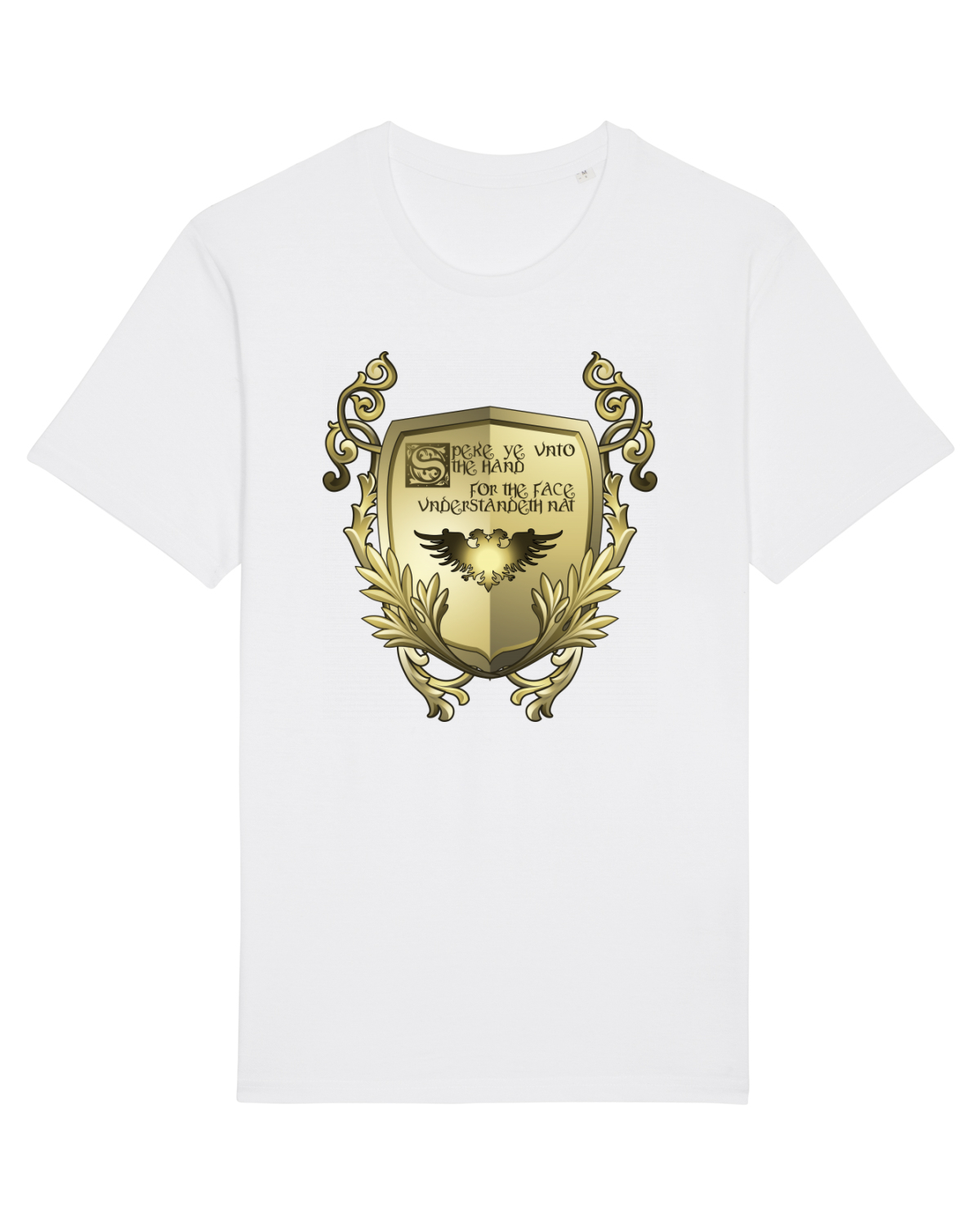 Tricou mânecă scurtă Unisex Rocker White