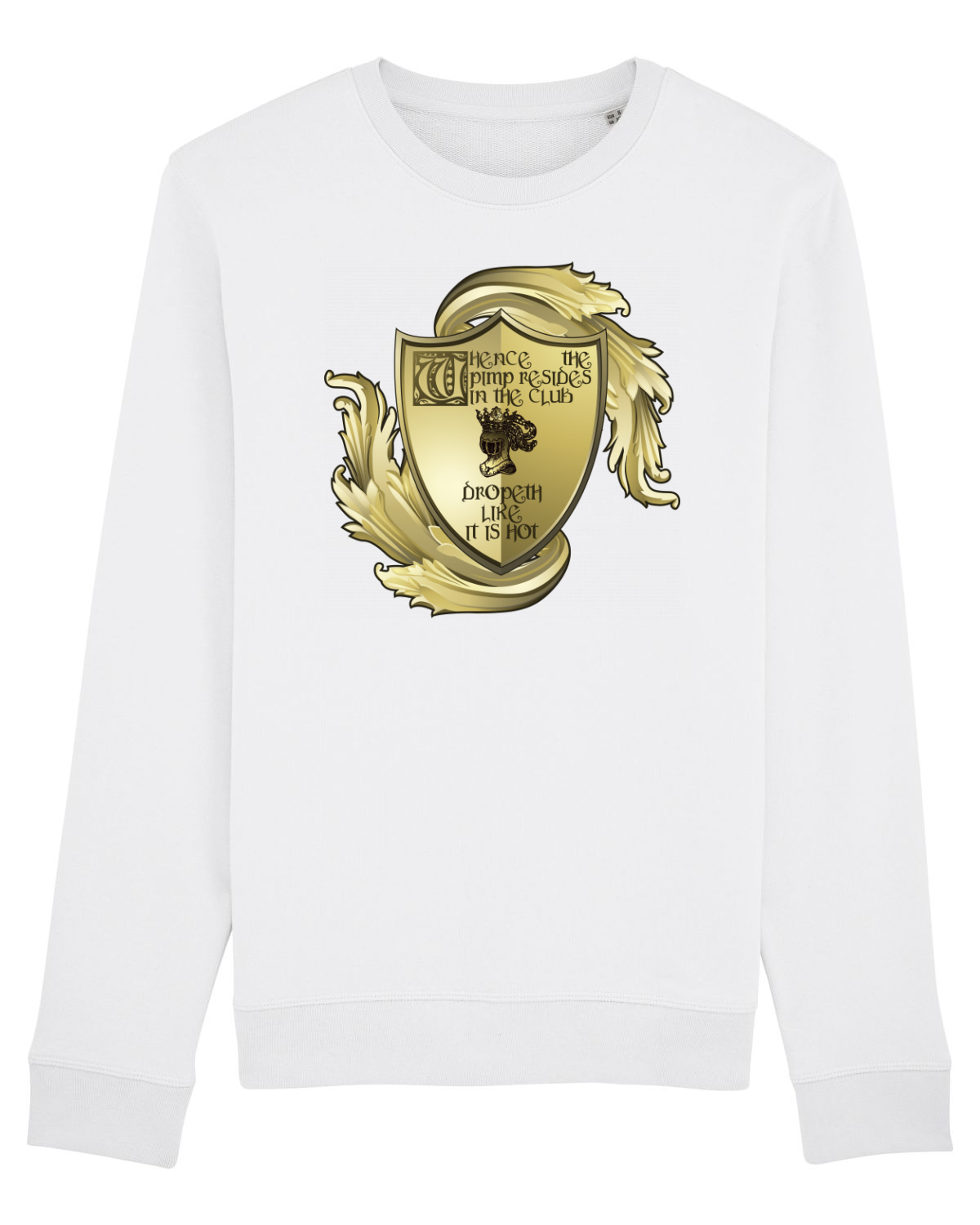 Bluză mânecă lungă Unisex Rise White