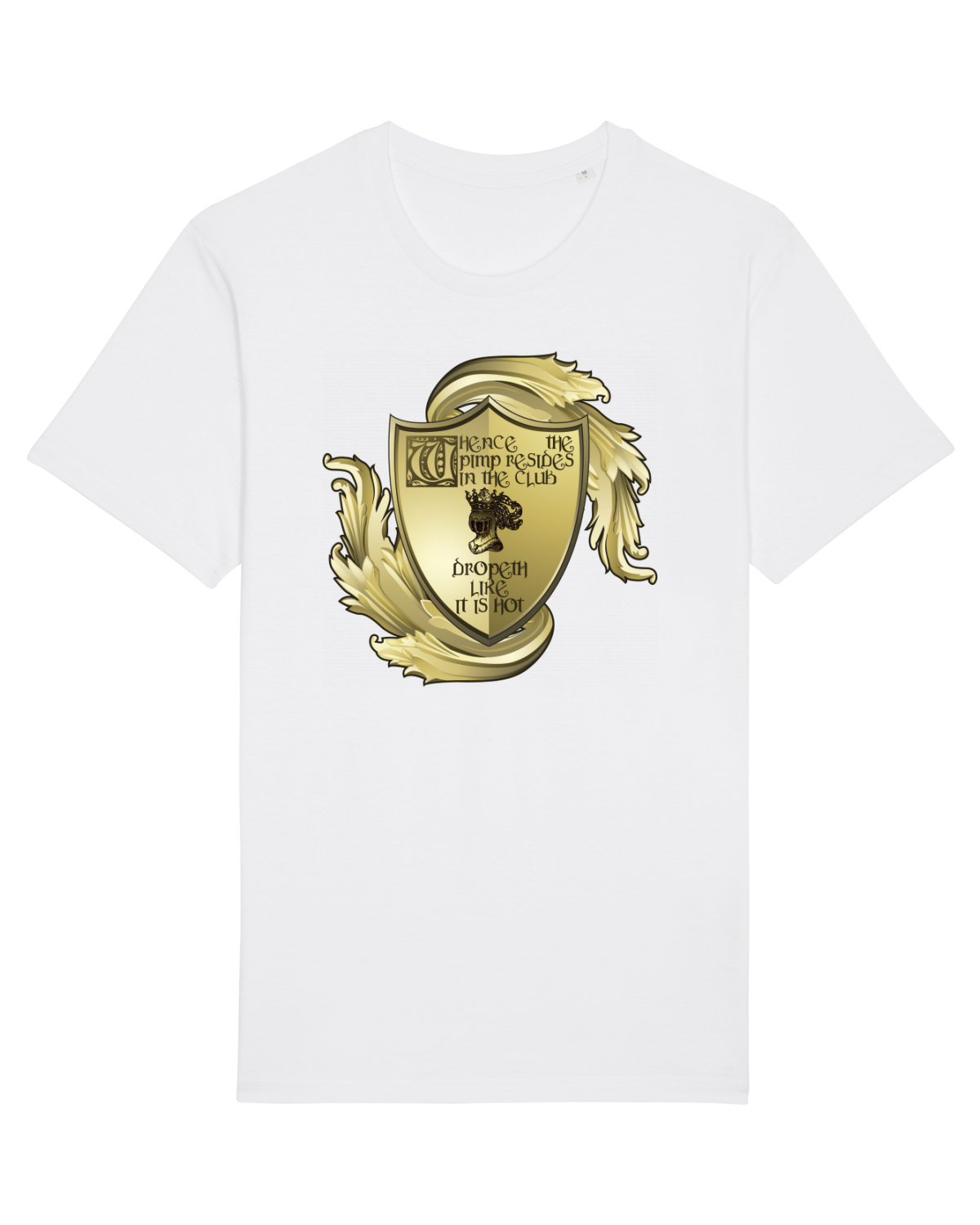 Tricou mânecă scurtă Unisex Rocker White