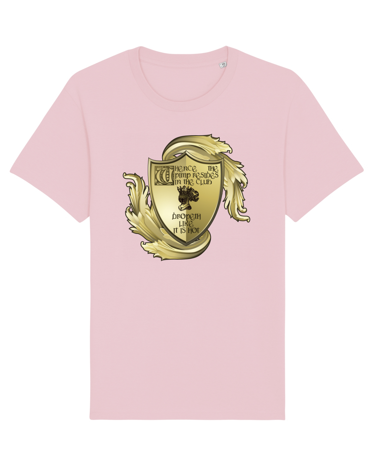 Tricou mânecă scurtă Unisex Rocker Cotton Pink