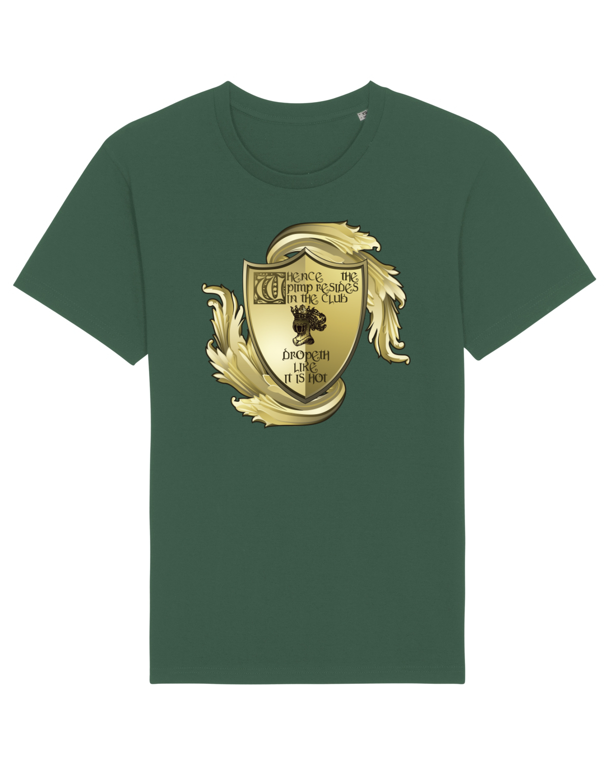 Tricou mânecă scurtă Unisex Rocker Bottle Green
