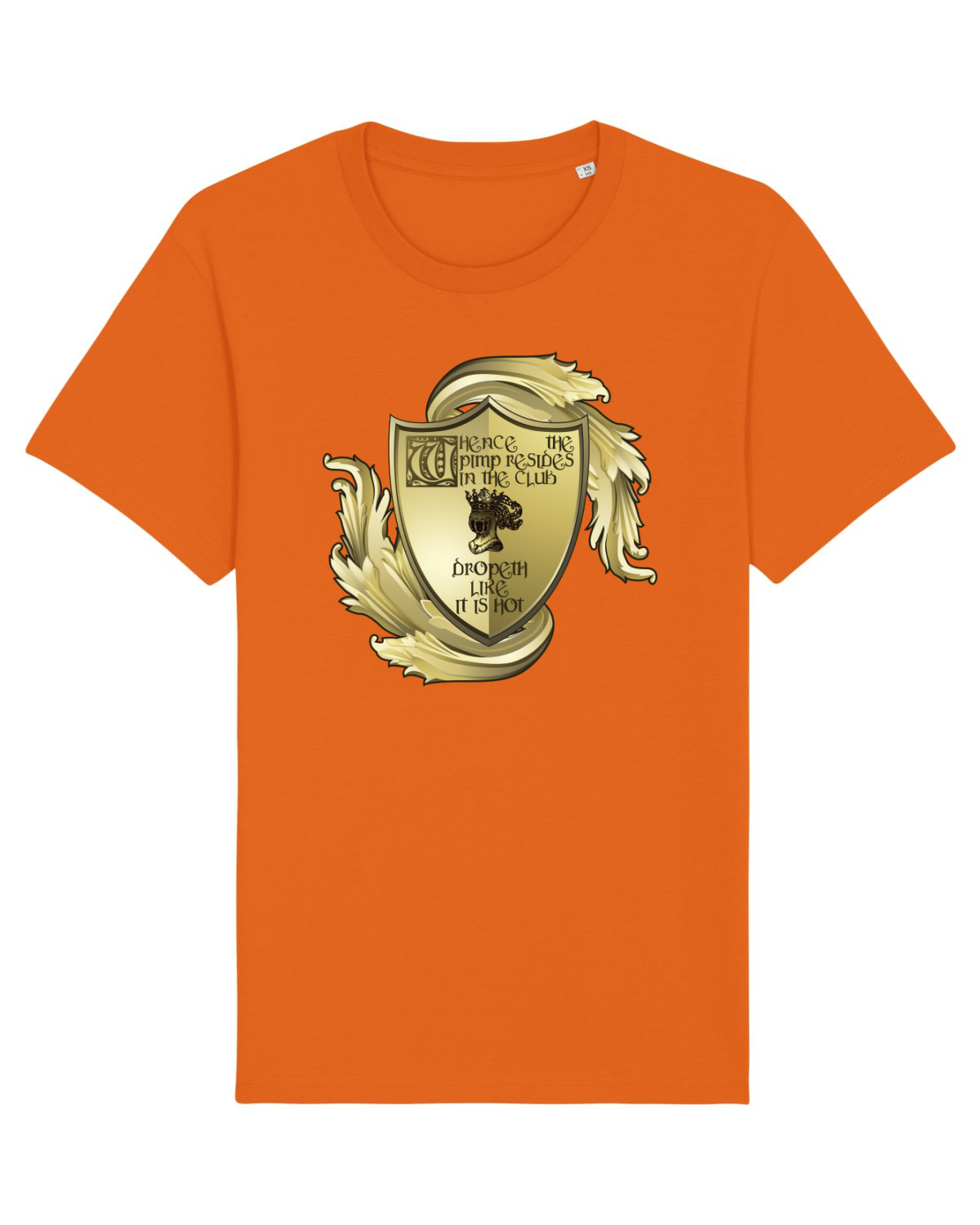 Tricou mânecă scurtă Unisex Rocker Bright Orange