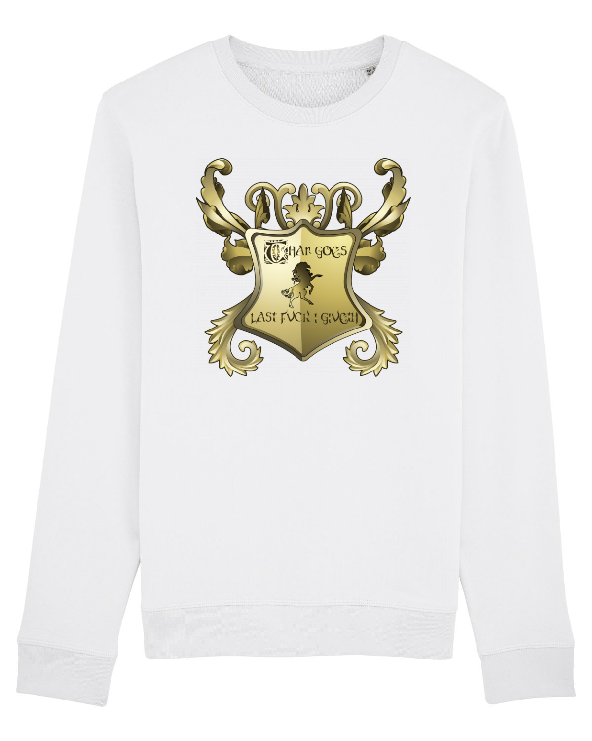 Bluză mânecă lungă Unisex Rise White
