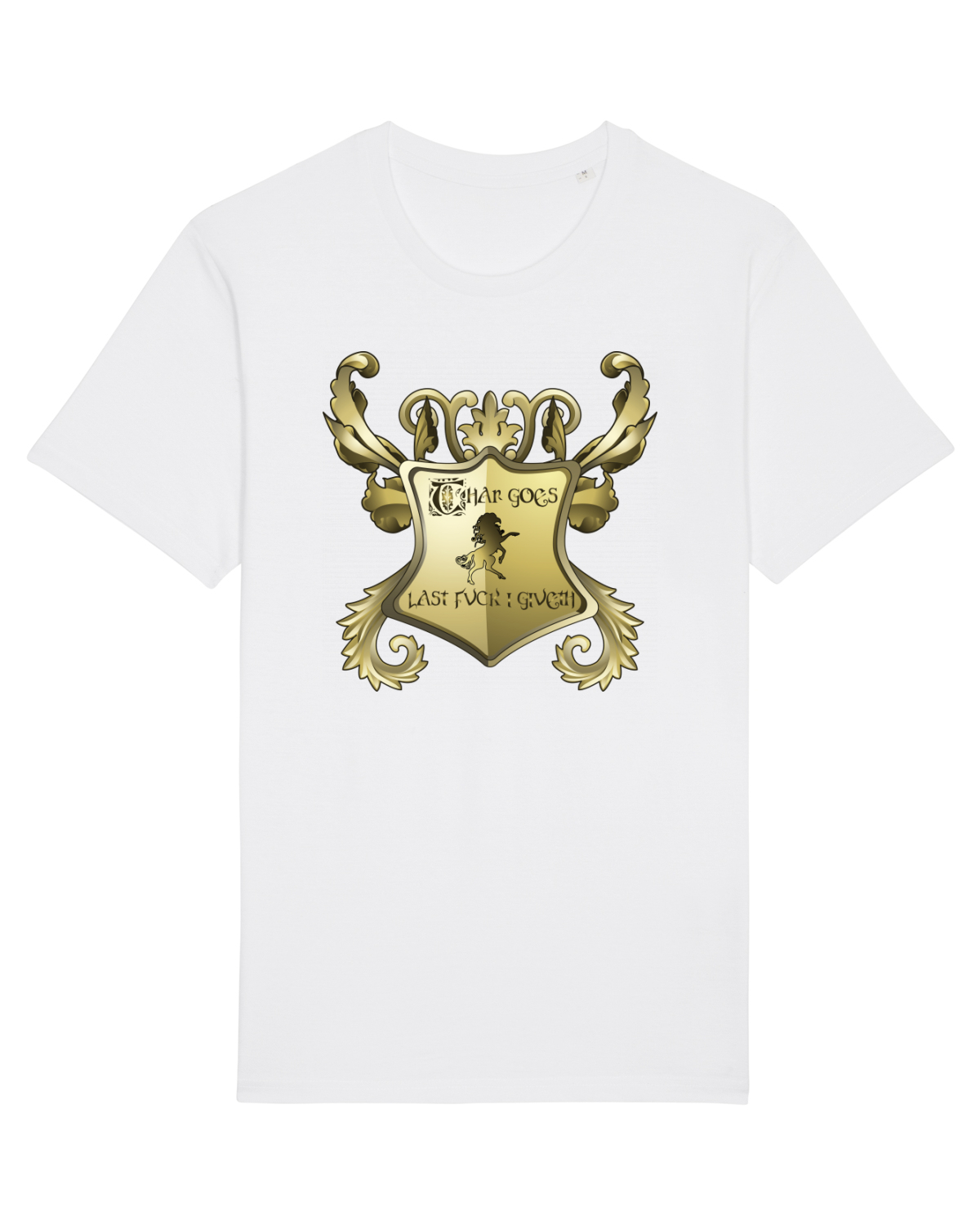 Tricou mânecă scurtă Unisex Rocker White