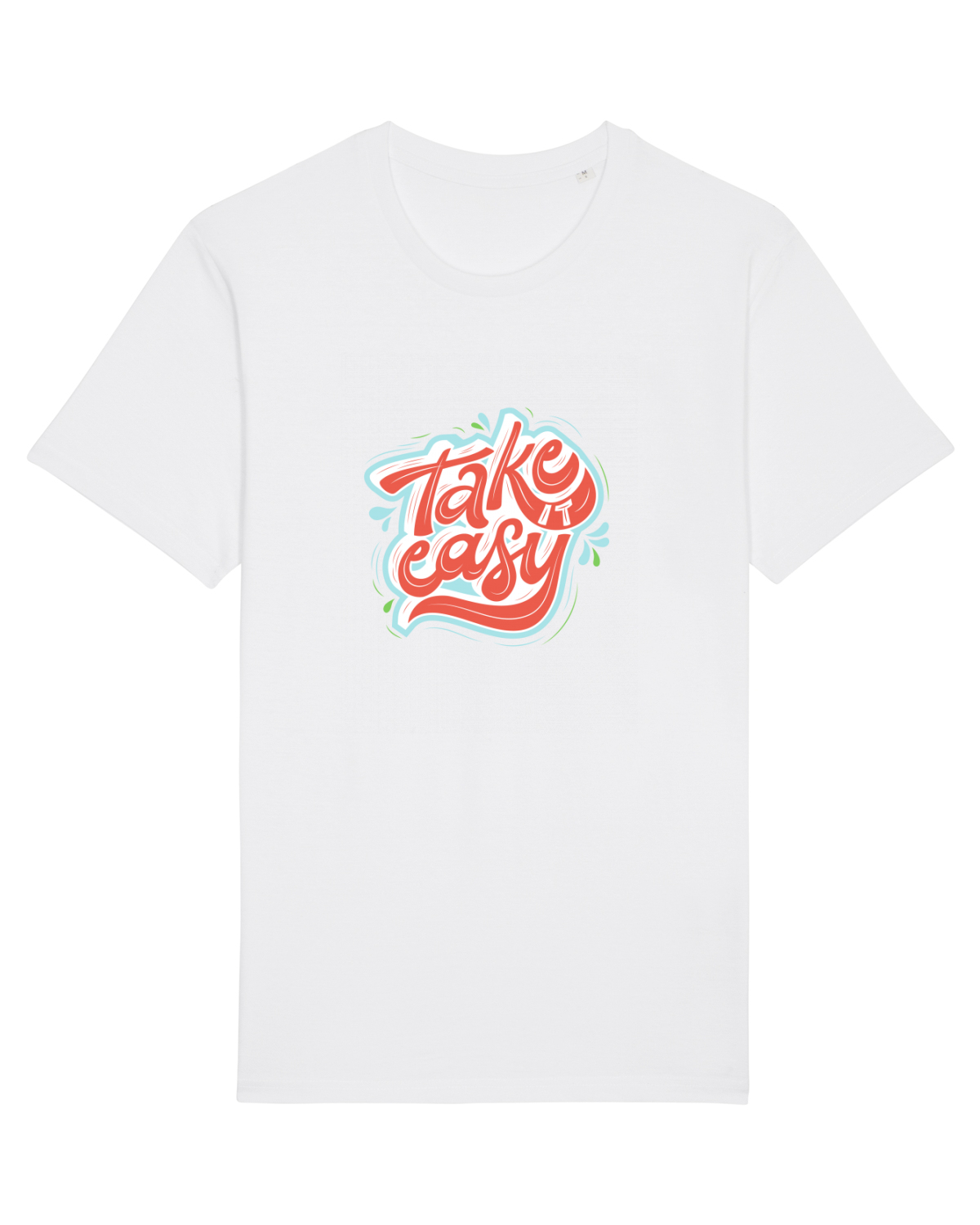 Tricou mânecă scurtă Unisex Rocker White