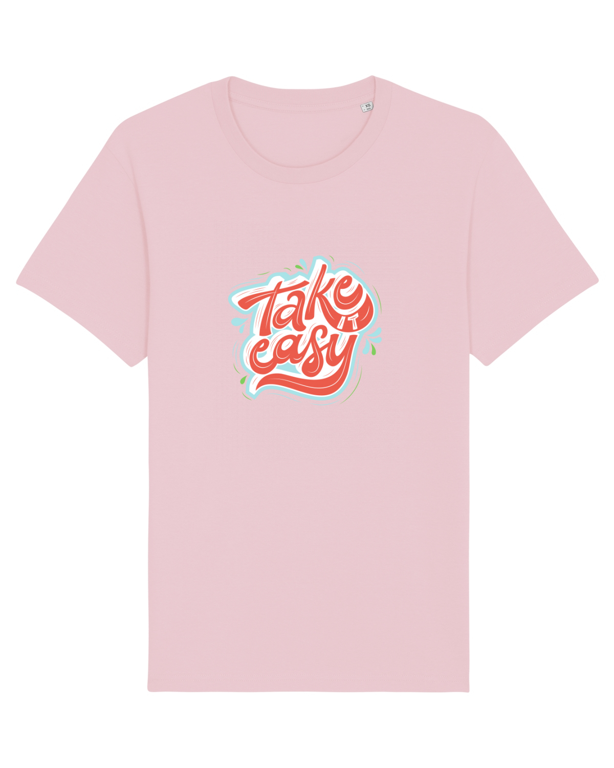 Tricou mânecă scurtă Unisex Rocker Cotton Pink