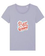 It”s all good Tricou mânecă scurtă guler larg fitted Damă Expresser