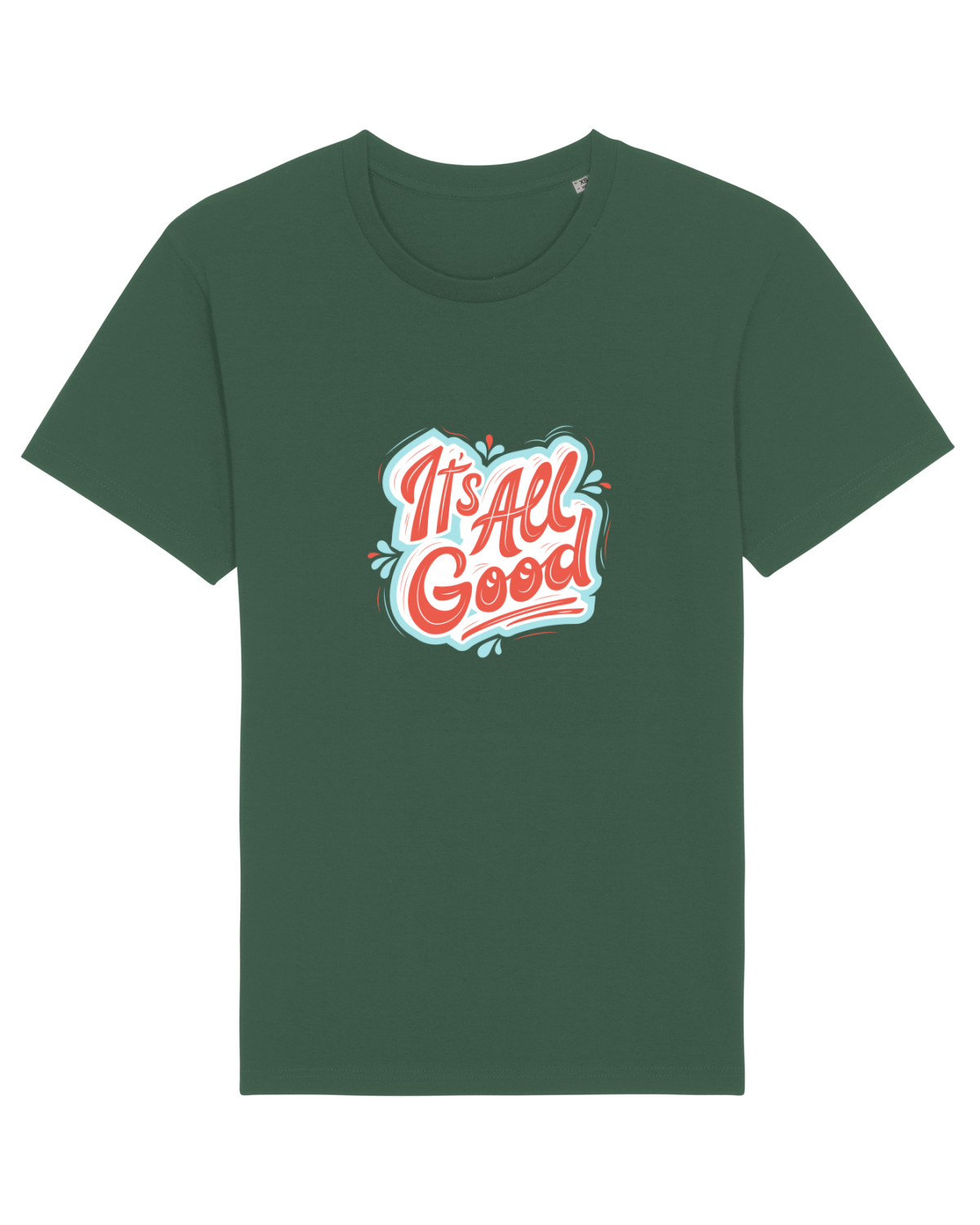 Tricou mânecă scurtă Unisex Rocker Bottle Green