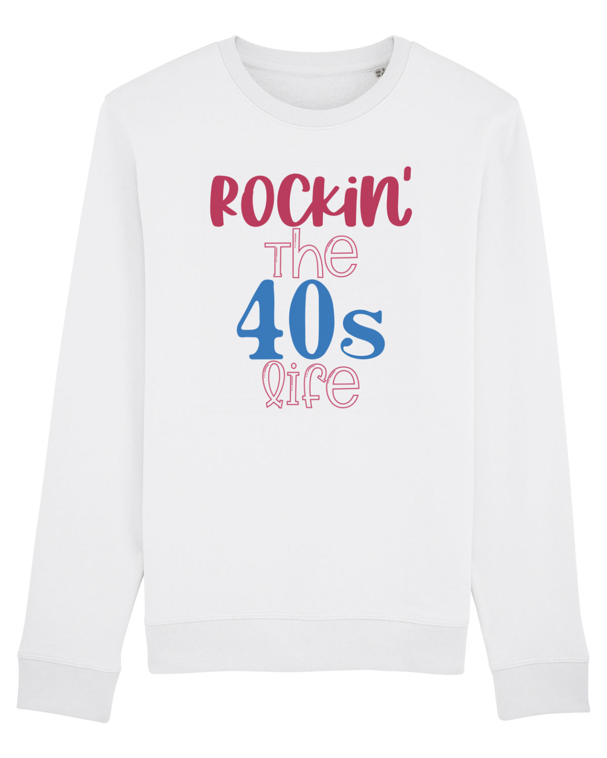 Bluză mânecă lungă Unisex Rise White