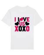 I Love Us XoXo Tricou mânecă scurtă Unisex Rocker