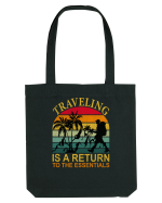 Traveling IS A Return To The Essential Sacoșă textilă