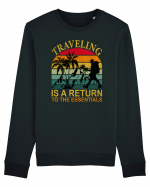 Traveling IS A Return To The Essential Bluză mânecă lungă Unisex Rise
