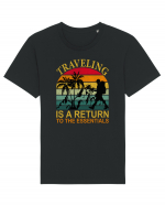 Traveling IS A Return To The Essential Tricou mânecă scurtă Unisex Rocker