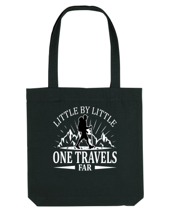 Little by Little One Travels Far Black