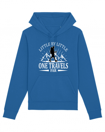 Little by Little One Travels Far Royal Blue