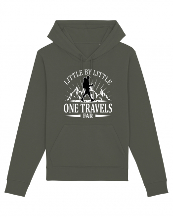 Little by Little One Travels Far Khaki