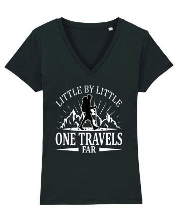 Little by Little One Travels Far Black