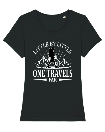 Little by Little One Travels Far Black