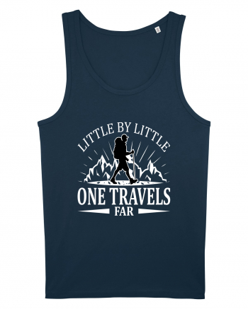 Little by Little One Travels Far Navy