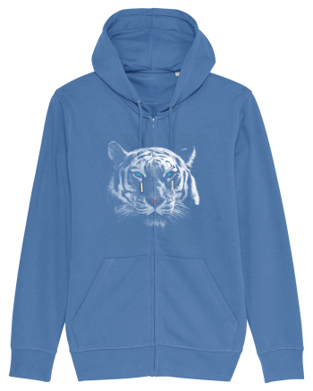 White Tiger Bright Blue