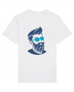 Beard Man Blue Tricou mânecă scurtă Unisex Rocker