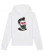 Beard Man Pink Hanorac Unisex Drummer