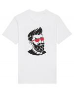 Beard Man Pink Tricou mânecă scurtă Unisex Rocker