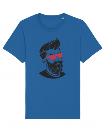 Beard Man Pink Royal Blue