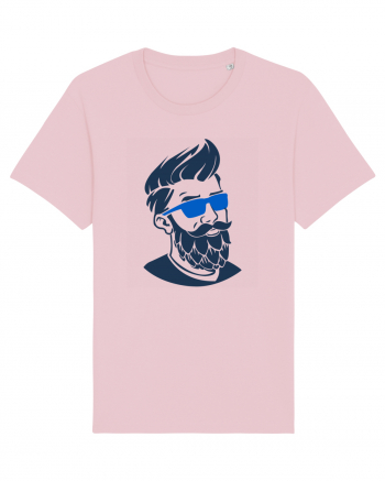 Beard Man Sky Cotton Pink