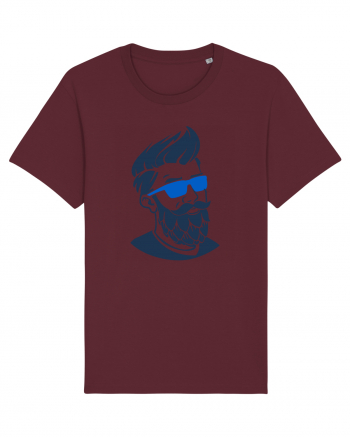 Beard Man Sky Burgundy